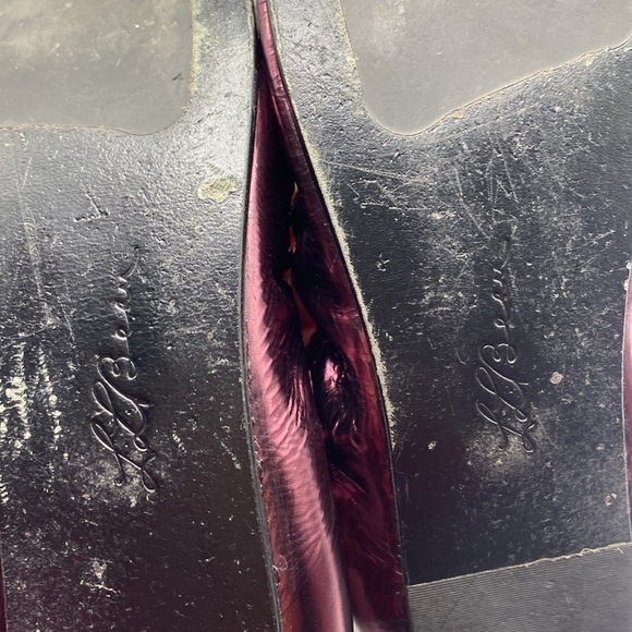 L.L. BEAN FOLDABLE METALLIC BALLET FLATS IN PURPLE SZ WOMEN’S 8.5M - Picture 8 of 8